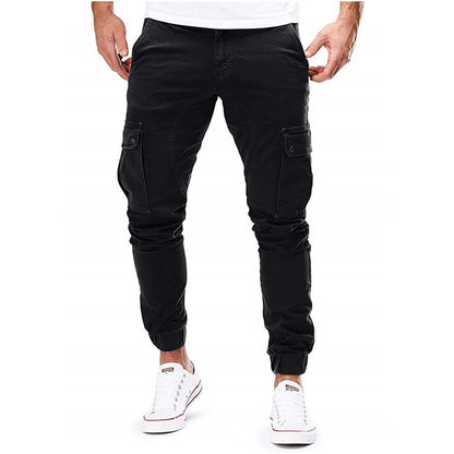 Men's Jogger Cargo Pants | Stretch Waistband | Tapered Fit with Utility Pockets