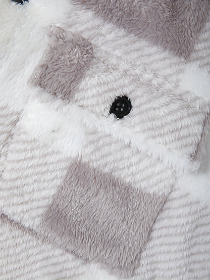 Men’s Sherpa Shirt Jacket | Plush Button-Up Shacket | Soft Everyday Outerwear