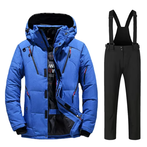 Men’s Insulated Snow Set | Waterproof Ski Jacket & Bib Pants | Cold Weather Performance