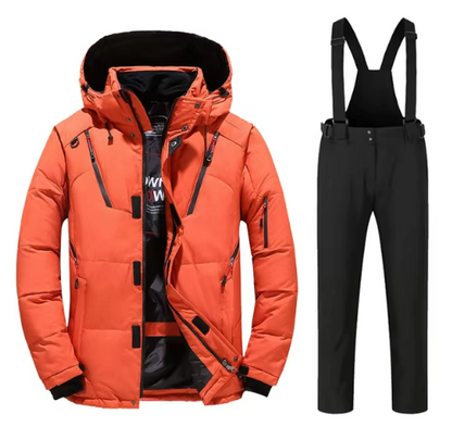 Men’s Insulated Snow Set | Waterproof Ski Jacket & Bib Pants | Cold Weather Performance