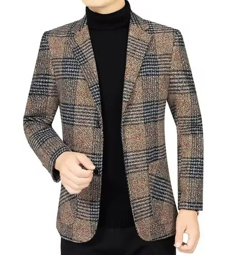 Checked Tailored Blazer | Lightweight Weave | Smart Casual Fit