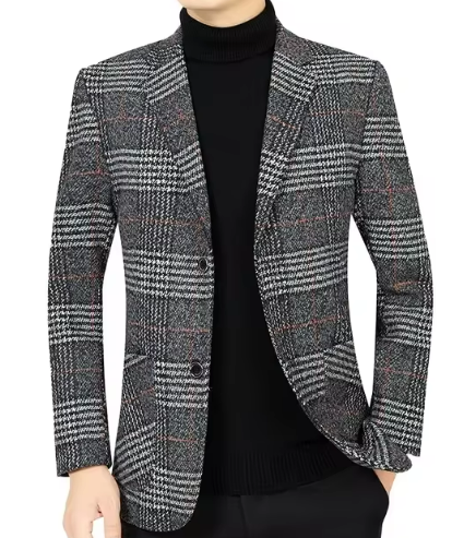 Checked Tailored Blazer | Lightweight Weave | Smart Casual Fit