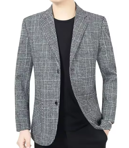 Checked Tailored Blazer | Lightweight Weave | Smart Casual Fit
