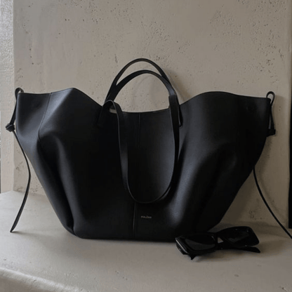 PU Leather Tote Bag | Dual Handles | Spacious Everyday Style