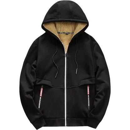 Men's Sherpa-Lined Zip Hoodie | Ultra-Soft Fleece | Warm & Casual