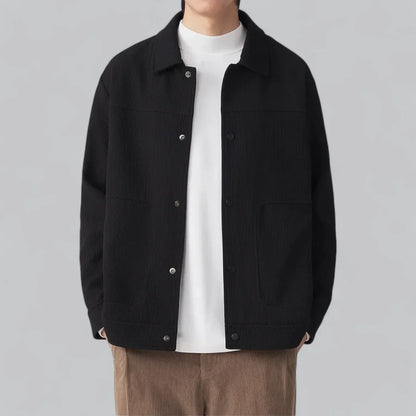 Men’s Corduroy Overshirt | Snap-Front Jacket Style | Relaxed Fit Midweight Layer