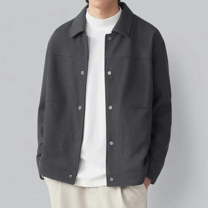 Men’s Corduroy Overshirt | Snap-Front Jacket Style | Relaxed Fit Midweight Layer