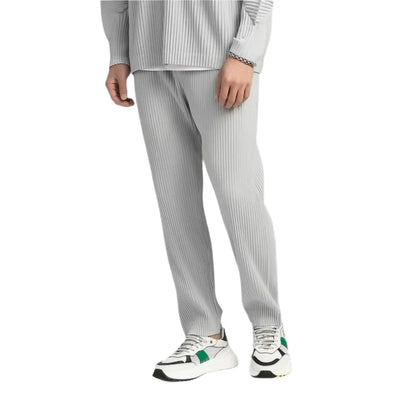 Men's Ribbed Lounge Pants | Stretch Knit Pull-On Bottoms for Everyday Comfort