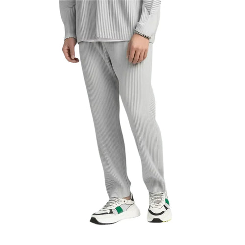 Men's Ribbed Lounge Pants | Stretch Knit Pull-On Bottoms for Everyday Comfort