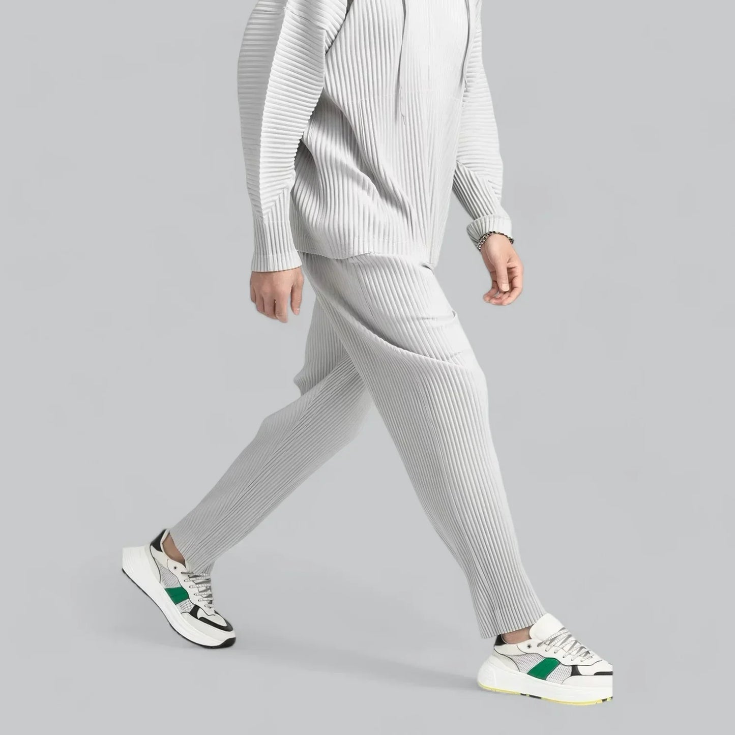 Men's Ribbed Lounge Pants | Stretch Knit Pull-On Bottoms for Everyday Comfort