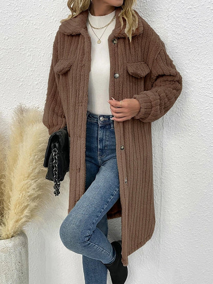 Longline Corduroy Shacket | Oversized Fit | Layering Essential | Casual Chic