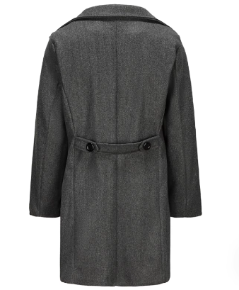 Wool-Blend Overcoat | Double-Breasted | Tailored Winter Fit