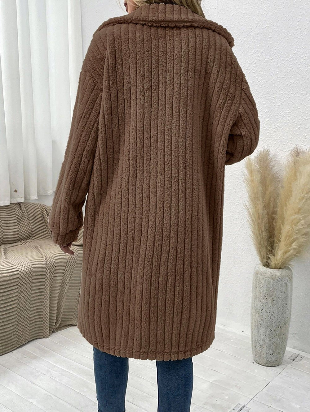 Longline Corduroy Shacket | Oversized Fit | Layering Essential | Casual Chic