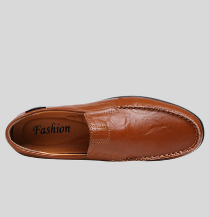 Men’s Classic Slip-On Loafers | Soft Leather | Comfort Driving Shoes