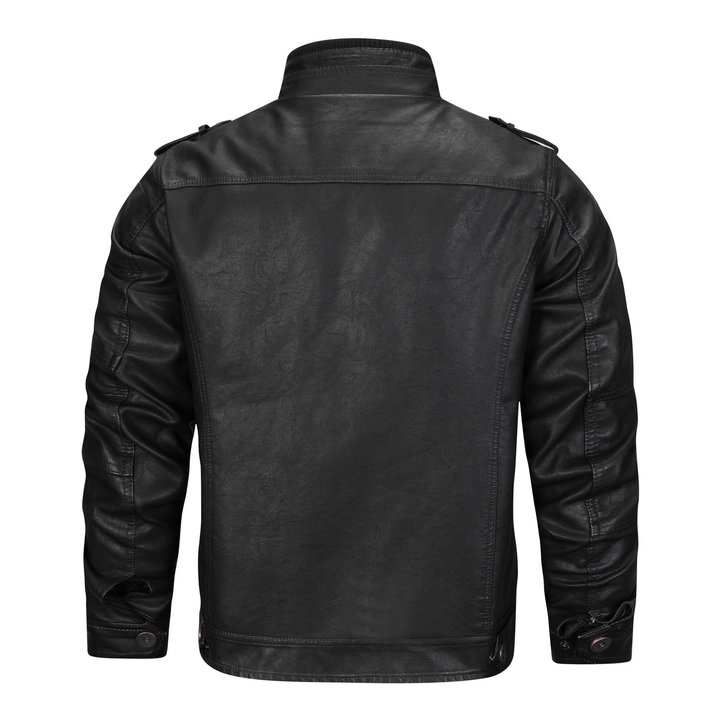 Men’s Faux Leather Moto Jacket | Zip-Up Biker Style | Casual Outerwear Canada