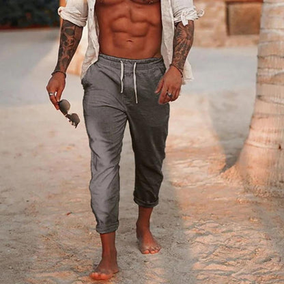 Men’s Lightweight Jogger Pants | Tapered Fit | Drawstring Waist & Cuffed Ankles
