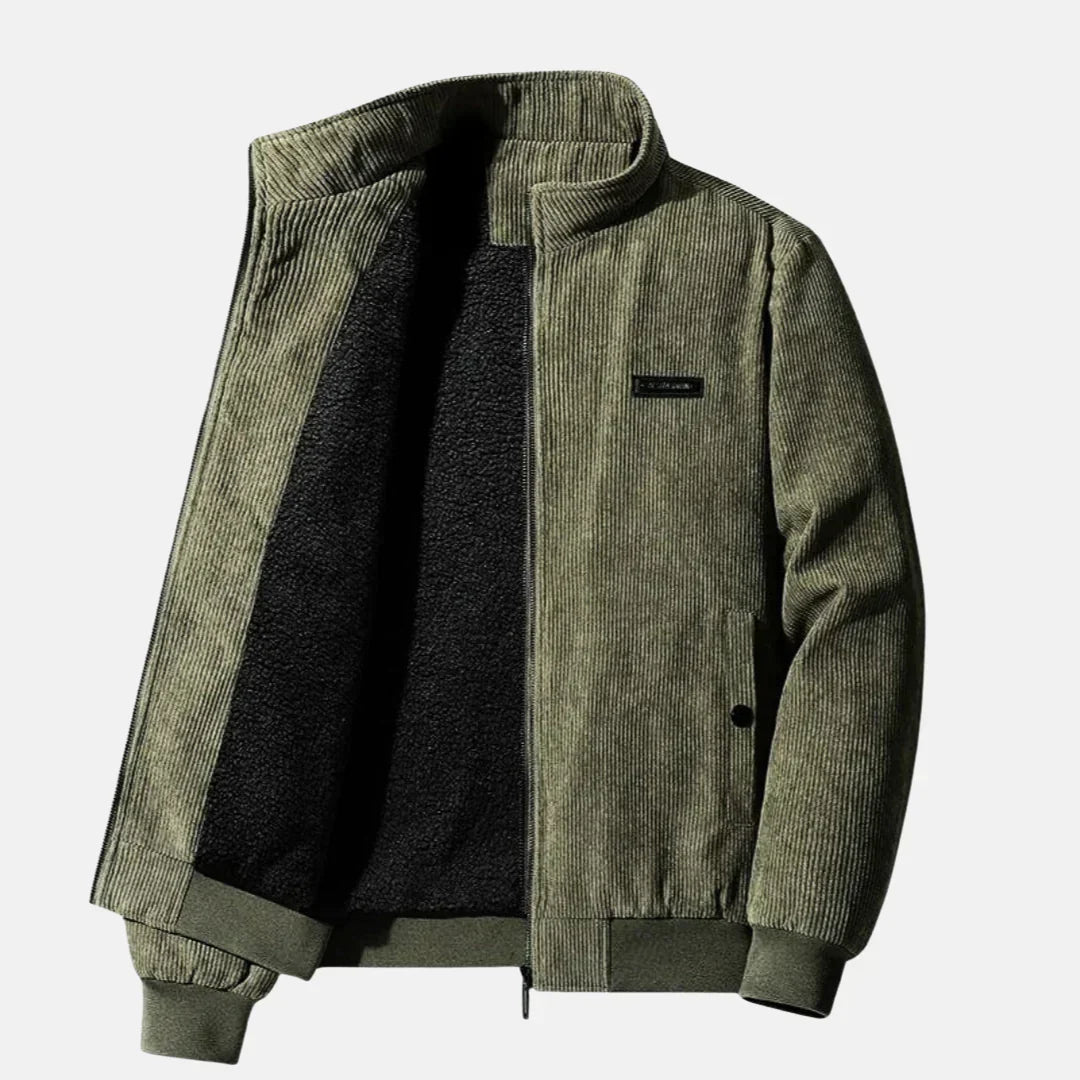 Men's Sherpa-Lined Fleece Jacket | Ultra-Warm Comfort | Casual Winter Essential