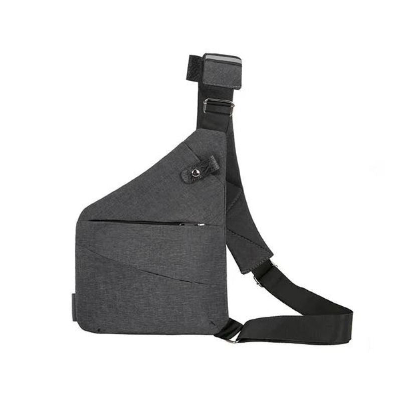 Men’s Tactical Crossbody Chest Bag | Anti-Theft Sling with USB Port | Lightweight Travel Pack