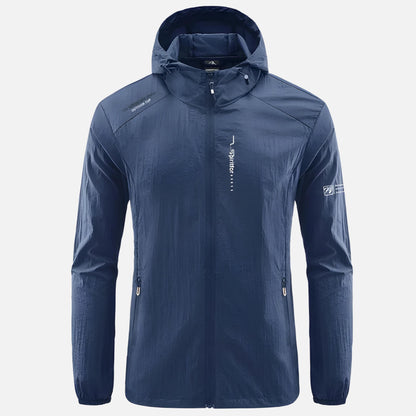 Men's Lightweight Waterproof Jacket | Packable Rain Shell | Windbreaker with Hood