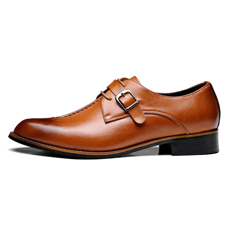 Men’s Monk Strap Dress Shoes | Polished Leather | Classic Formal Footwear