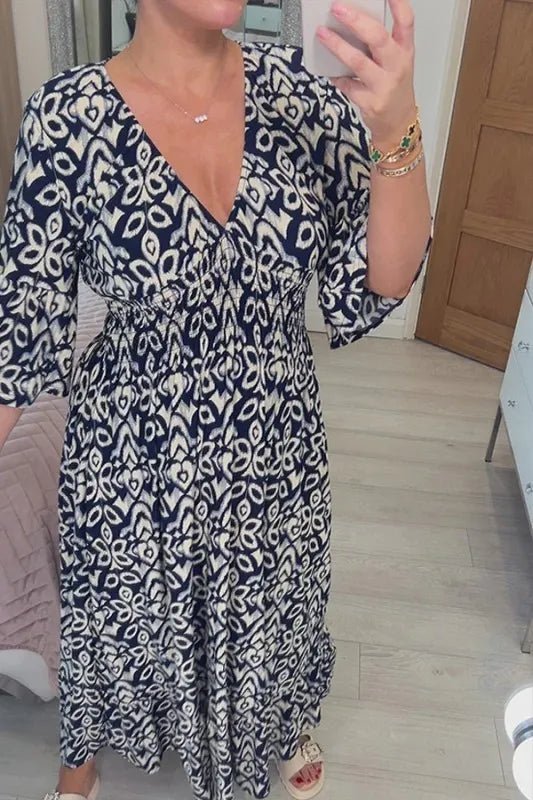 Floral Midi Dress | Lightweight & Flowy | Casual Everyday Style
