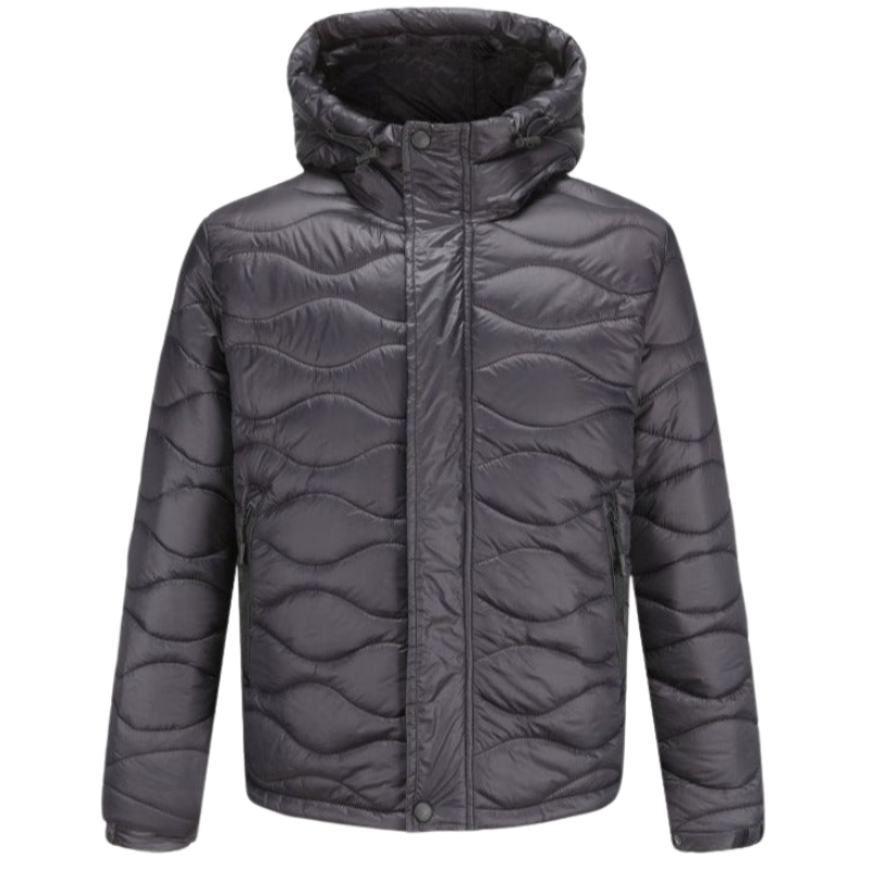 Men's Lightweight Puffer Jacket | Quilted Shell | Packable Hooded Design