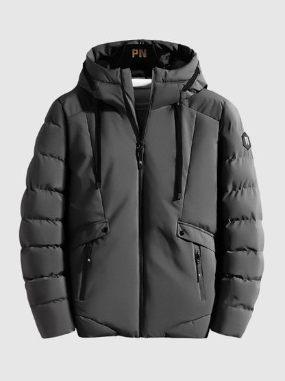 Men’s Hooded Puffer Parka | Windproof | Winter Insulated Outerwear