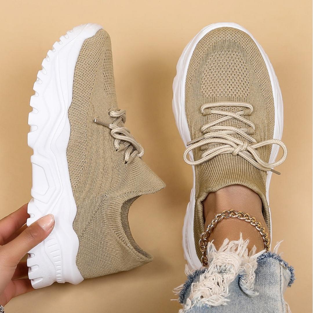 Lightweight Knit Sneakers | Sock-Fit Design | Cushioned Sole Comfort