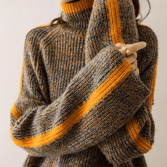 Ribbed Knit Sweater | Relaxed Fit | Soft Wool Blend