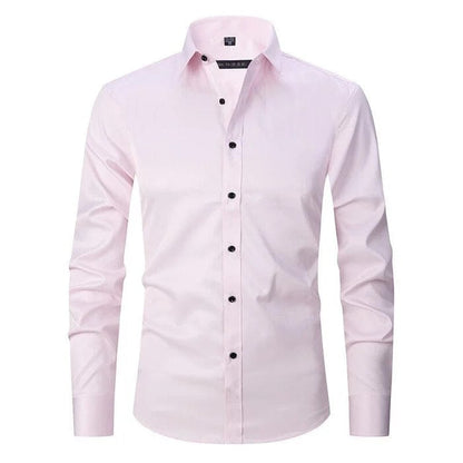 Men’s Slim-Fit Button-Down Shirt | Stretch Cotton | Casual-Dress Essential