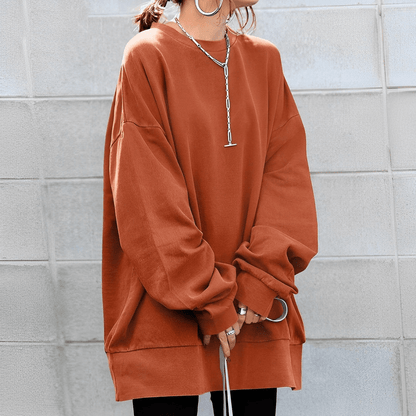 Oversized Crewneck Sweatshirt | Drop Shoulder | Soft Brushed Fleece
