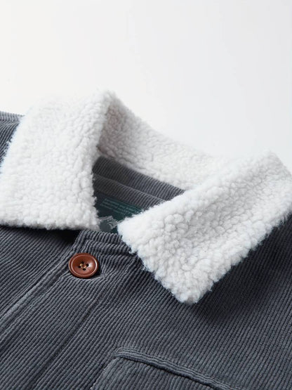 Men's Corduroy Sherpa-Lined Jacket | Warm & Durable | Classic Workwear