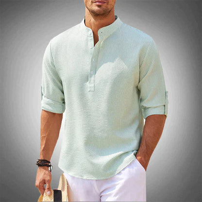 Men’s Henley Shirt | Lightweight Casual Pullover | Everyday Summer Layer