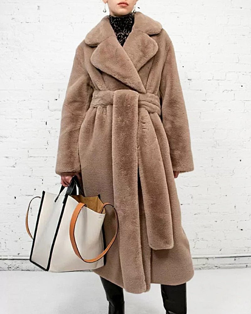 Luxe Oversized Faux Fur Coat | Ultra-Soft Warmth | Longline Design | Winter Glam