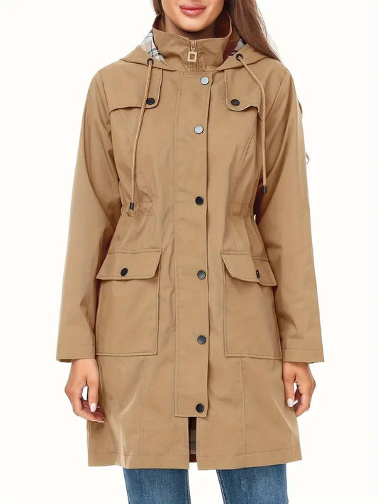 Hooded Utility Parka | Water-Resistant Fabric | Adjustable Fit | Everyday Outerwear