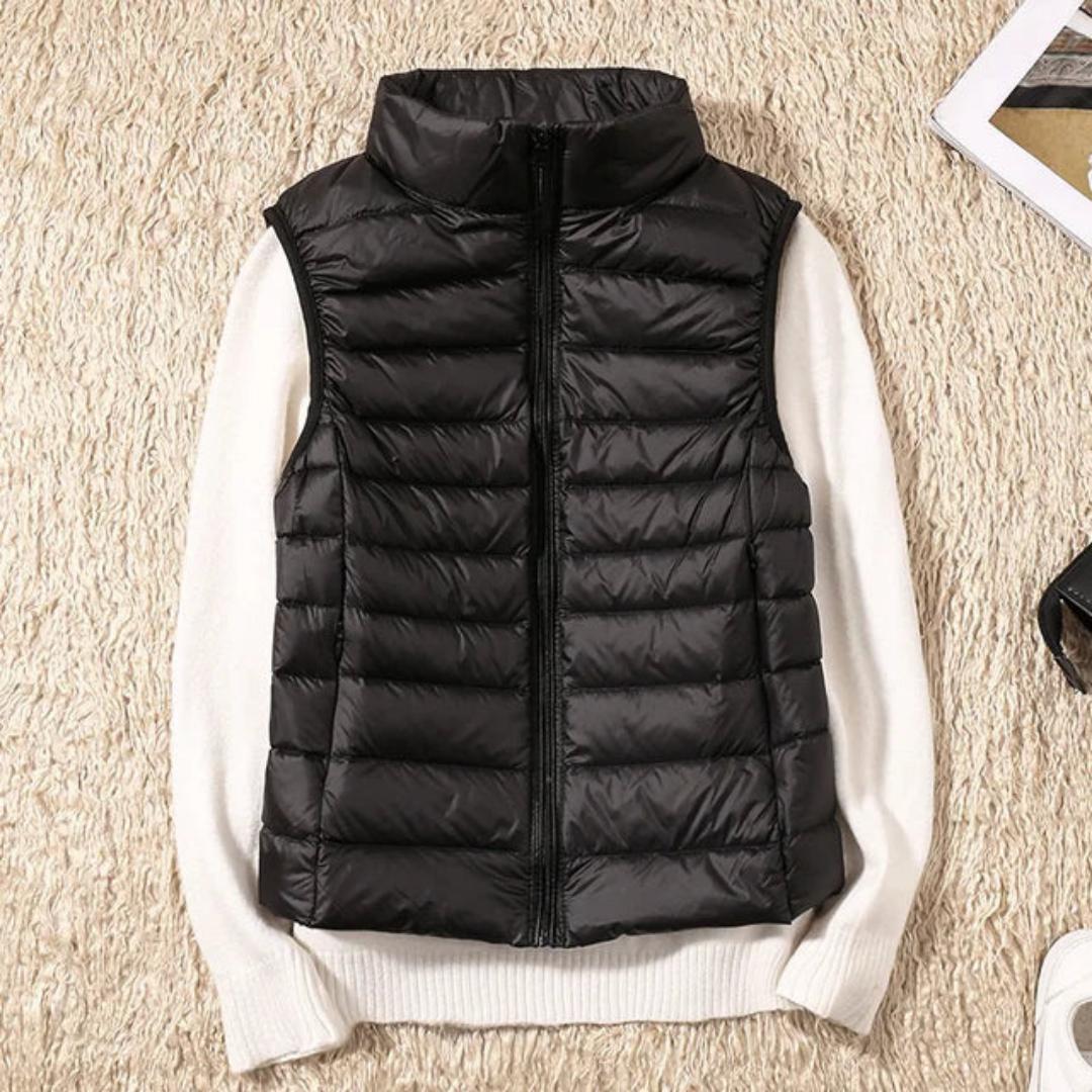 Lightweight Quilted Vest | Sleeveless Puffer with Zip Closure | Slim Fit Layer