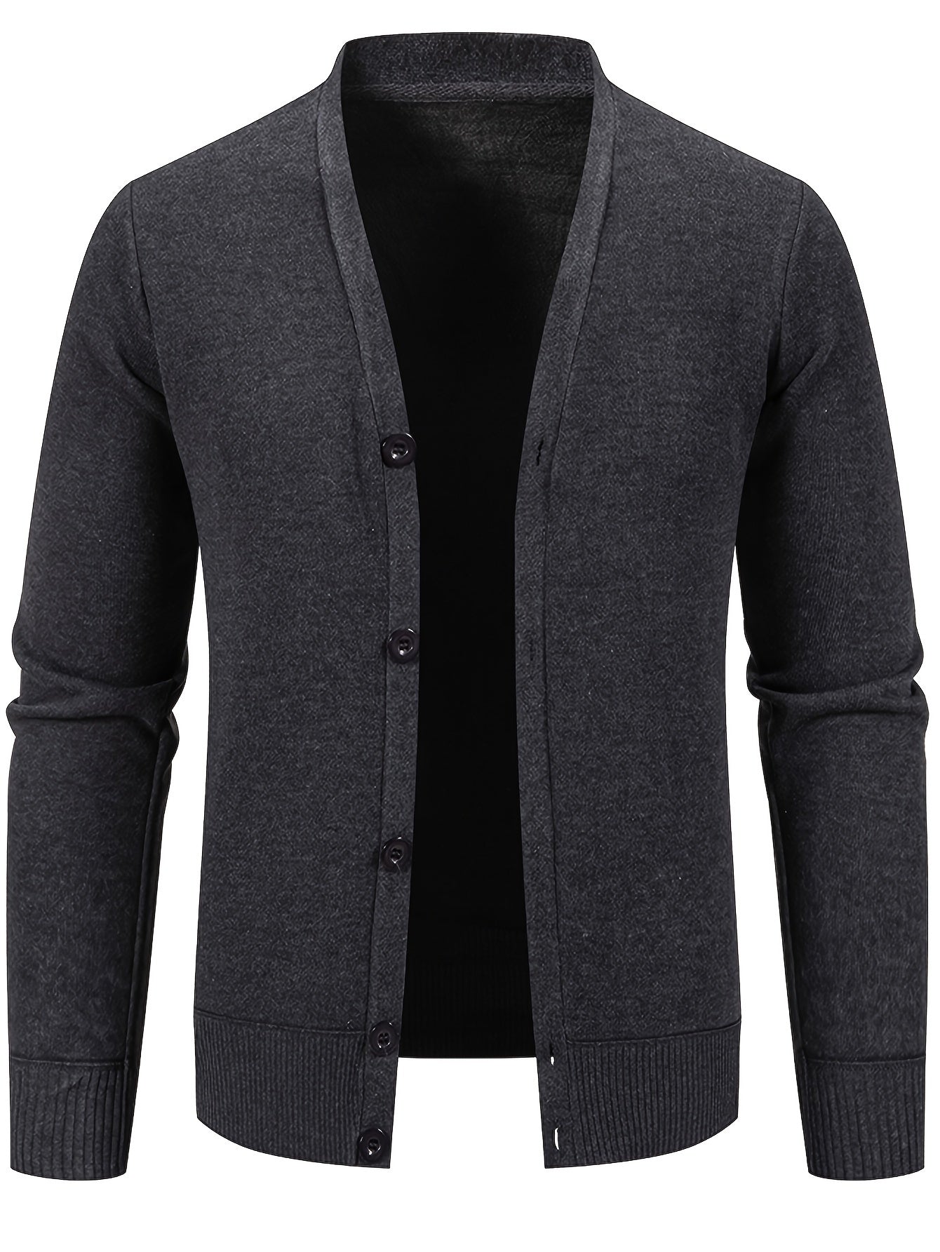 Men's Button-Up Knit Cardigan | Lightweight Layer | Classic V-Neck Sweater