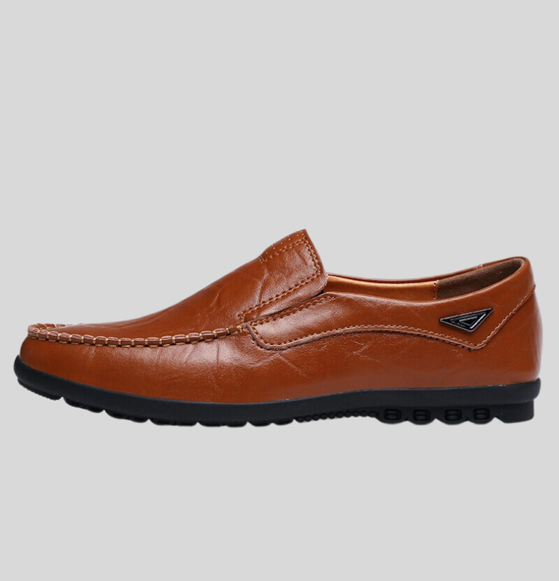Men’s Classic Slip-On Loafers | Soft Leather | Comfort Driving Shoes