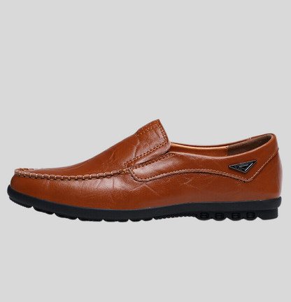 Men’s Classic Slip-On Loafers | Soft Leather | Comfort Driving Shoes