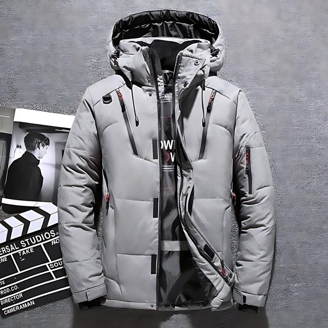 Men's Heavyweight Winter Parka | Insulated Hooded Jacket | Cold Weather Outerwear