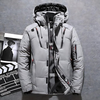 Men's Heavyweight Winter Parka | Insulated Hooded Jacket | Cold Weather Outerwear