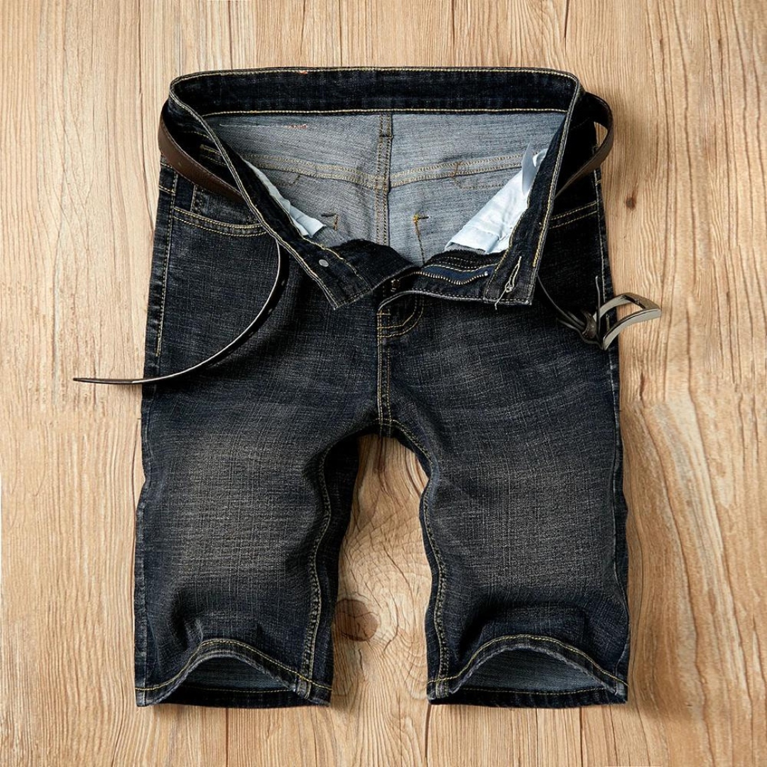 Men’s Denim Shorts | Lightweight Stretch Jean Shorts | Casual 5-Pocket Style