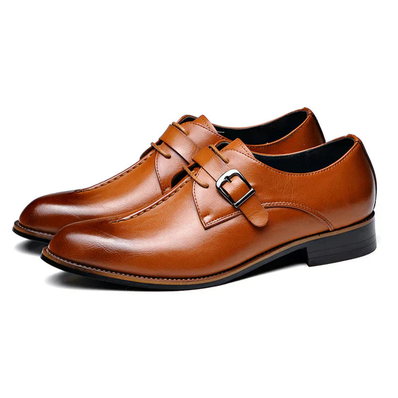 Men’s Monk Strap Dress Shoes | Polished Leather | Classic Formal Footwear