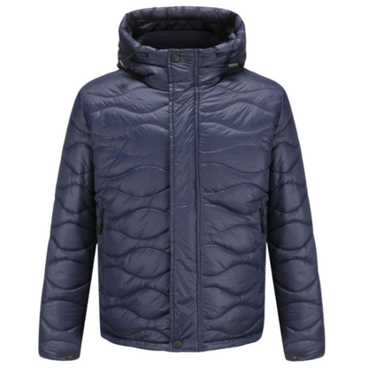 Men's Lightweight Puffer Jacket | Quilted Shell | Packable Hooded Design