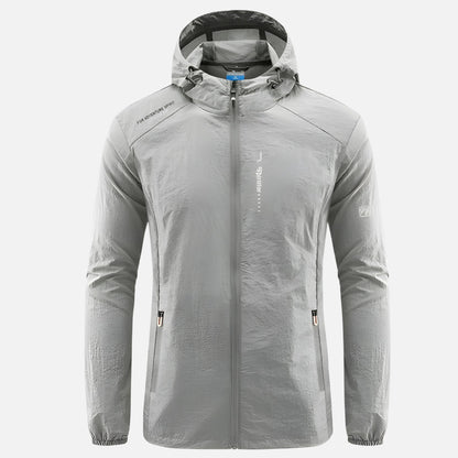 Men's Lightweight Waterproof Jacket | Packable Rain Shell | Windbreaker with Hood