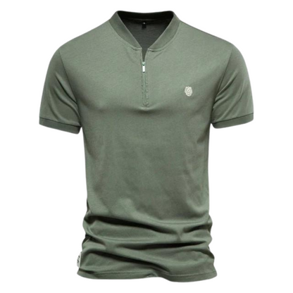 Men’s Short Sleeve Henley Polo | Stretch Fabric | Smart Casual Shirt Canada
