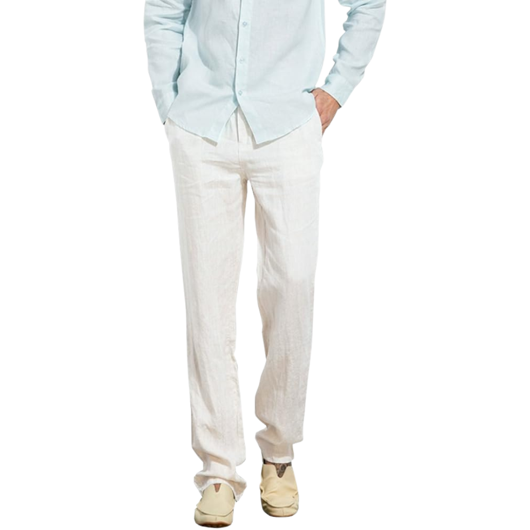 Men’s Linen Blend Trousers | Lightweight Summer Pants Canada