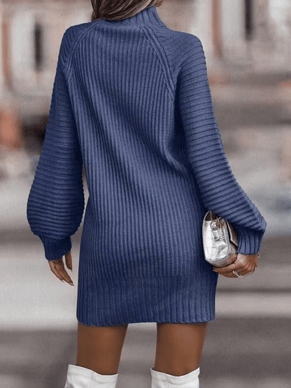 Cozy Turtleneck Sweater Dress | Chunky Knit | Versatile Style | Fall & Winter Fashion