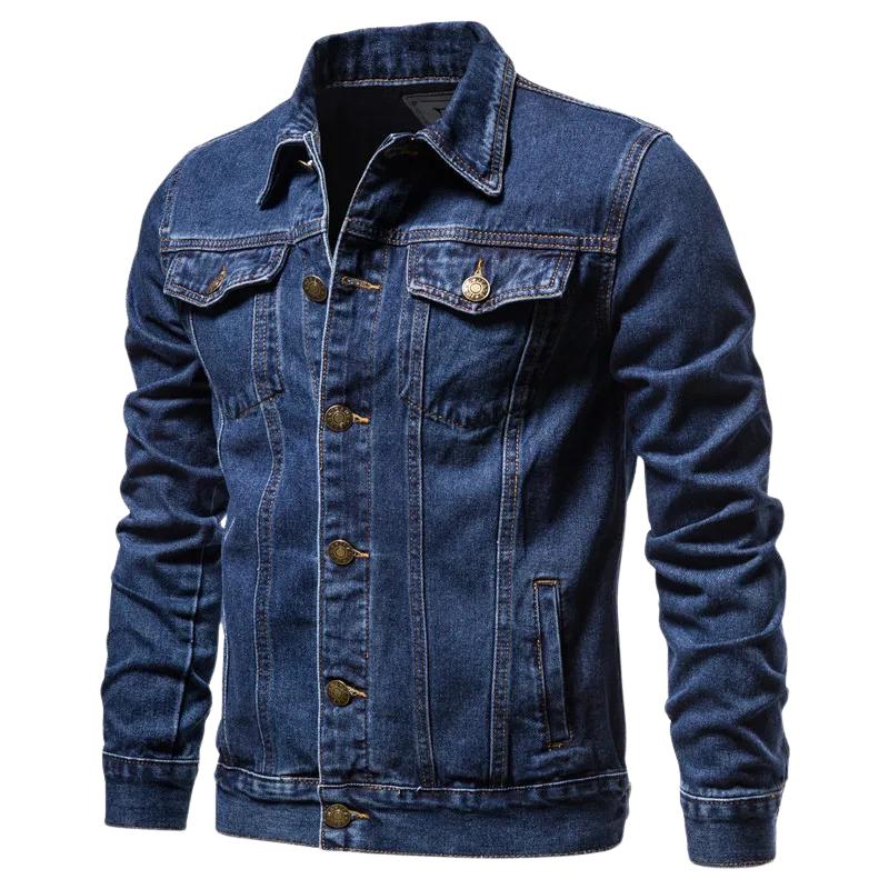 Men’s Classic Denim Jacket | Light Wash | Button-Up Casual Outerwear