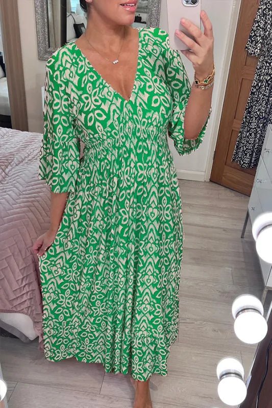 Floral Midi Dress | Lightweight & Flowy | Casual Everyday Style